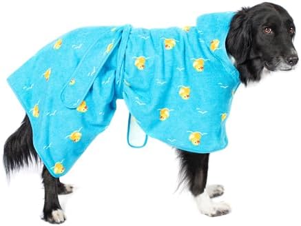 Barkbox Dog Bathrobe Fast Drying by BARK