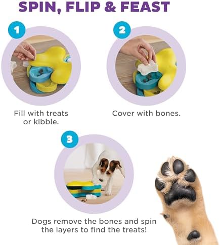 Outward Hound Nina Ottosson Dog Tornado Dog Toy Treat Puzzle - Image 4