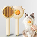 Pet Grooming Brush for Cats and Dogs, Self-Cleaning Sliker Brush for Removes by absob