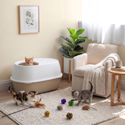 IRIS USA XX-Large Top Entry Cat Litter Box, Dog Proof - Image 3
