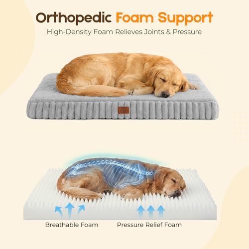 Orthopedic Dog Bed for XL Dog, Waterproof Washable Pet Bed for Crate - Image 4