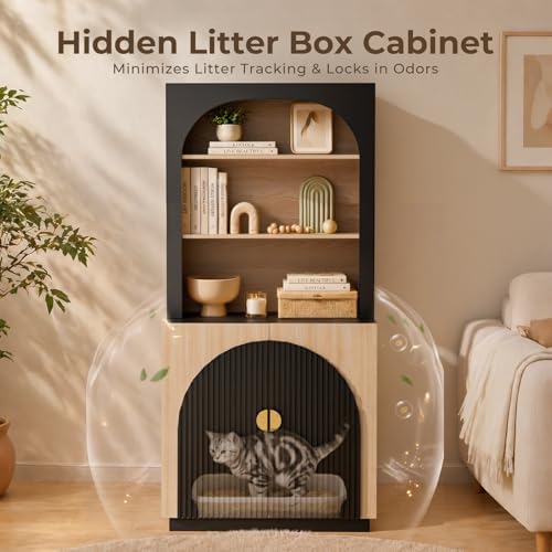 Amunrbrek Tall Cat Litter Box Enclosure - Image 3