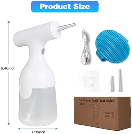 Dog Bath Brush and Foam Machine | Dog Shampoo Brush | Dog Wash Accessories | - Image 6