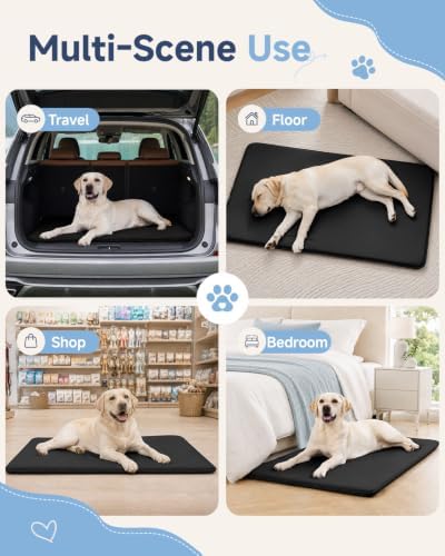 Dog Crate Pad Mat, Waterproof Wipeable Kennel Bed - Image 6