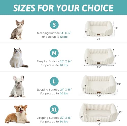 COZY KISS Orthopedic Pet Bed for Small Cats - Image 2