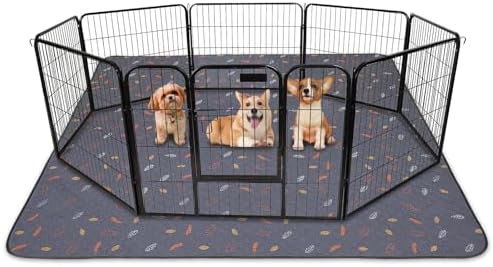 Sunheir Washable Pee Pads for Dogs 72"x72", Extra Large Reusable Puppy Pads Pet by SUNHEIR