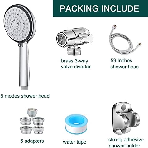 Sink Sprayer Attachment for Faucet, 6 Mode Shower Head, Extension Sink Hose - Image 7