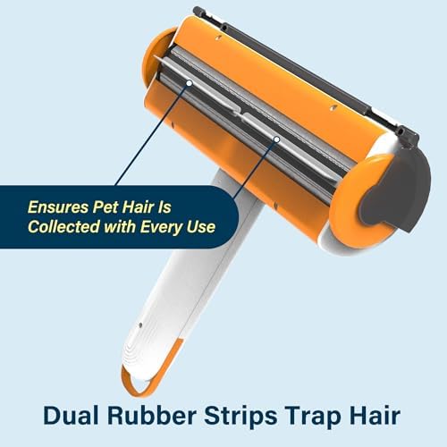 Pet Hair Remover, Lint Roller for Pet Hair, Reusable Fur Removal Tool- Cat and - Image 6