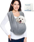 Dog Sling Carrier for Small Pet, Hands Free Front Backpack by Unknown