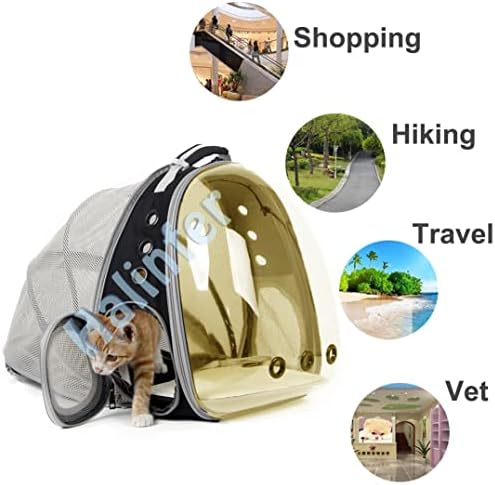 Expandable Backpack to Carry Cat, Fit up to 12 lbs, Space Capsule Astronaut - Image 4