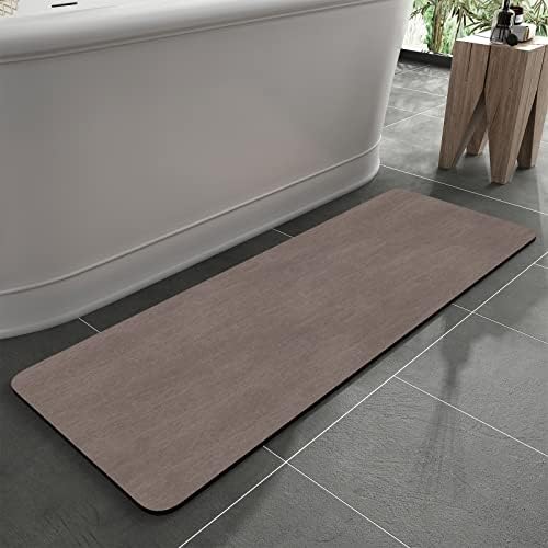 MontVoo -Bath Mat Rug-Rubber Backing Non Slip Quick Dry Absorbent Thin Bathroom by MontVoo