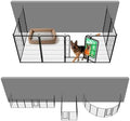 FXW Rollick Dog Playpen with Fence-to-Wall Anchors, 8 Panels by FXW