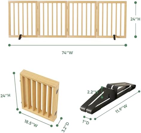 Dog Gate, Freestanding Dog Gates - Image 3