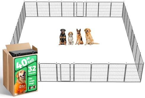 FXW Aster Dog Playpen Designed for Yard, 32 Panels by FXW