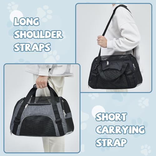 Sweetude 4 Pcs Cat Carrier Soft-Sided Pet Carrying Bag - Image 5
