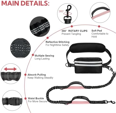 Hands Free Dog Leash for Two Dogs Walking - Image 5