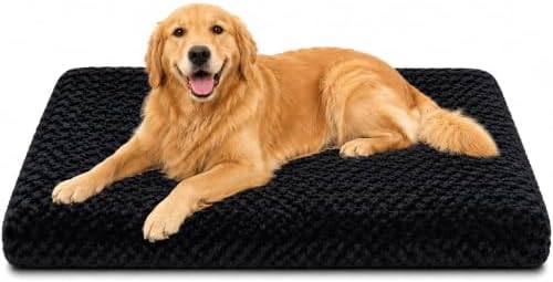 Dog Bed Large Size, Plush Washable Pet Bed Mat, Dog Crate Bed 35"x23" by Unknown