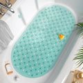 HITSLAM Oval Bathtub Mat Non Slip, 27x15 Inch Bubble Bath Tub Mat by HITSLAM