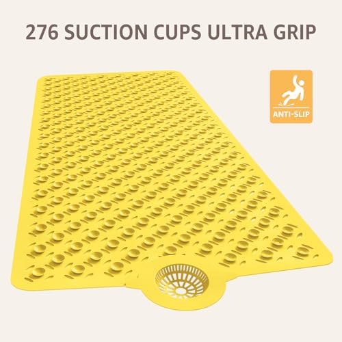 OTHWAY Bath Mat for Tub Non Slip: 39" X 17" Long Bathtub Mat - Image 5