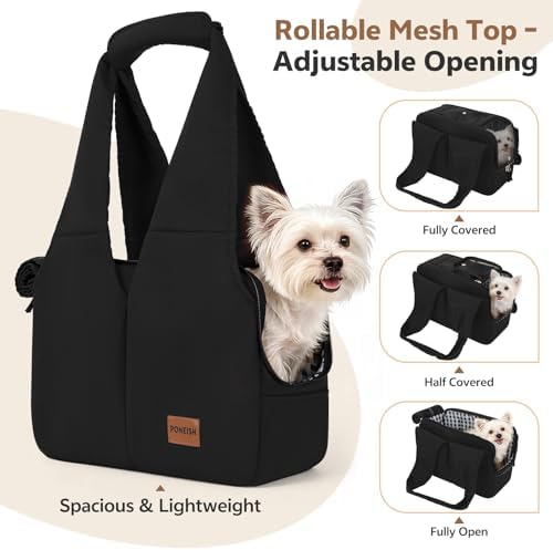 Dog Purse Carrier for Small Dogs and Cats, Soft-Sided Pet Tote Bag - Image 4