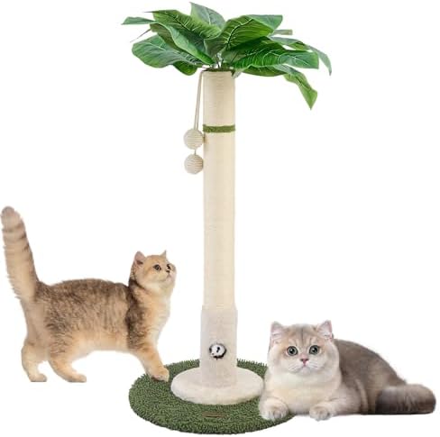 Woochpet Cat Scratching Post for Indoor Cats by WOOCHPET