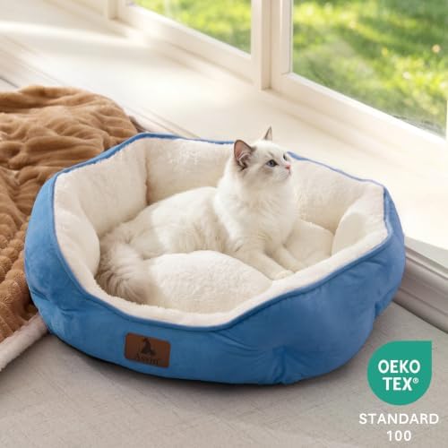 Asvin Medium Dog Bed for Medium Dogs, Cat Beds for Indoor Cats, Pet Bed for - Image 4