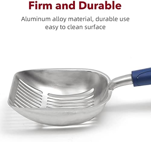 Cat Litter Scoop, Kitty Metal Scooper, Aluminum Alloy Sifter, Kitten Pooper - Image 5
