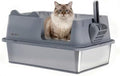 XL Stainless Steel Cat Litter Box by LCZLBRRD