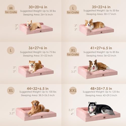 EHEYCIGA XXL Dog Bed Memory Foam, Orthopedic Giant Dog Bed Jumbo - Image 2