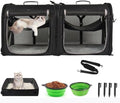 Wakytu 2-in-1 Pet Carrier for Cats & Dog, Travel Carrier for Camping by Petshome