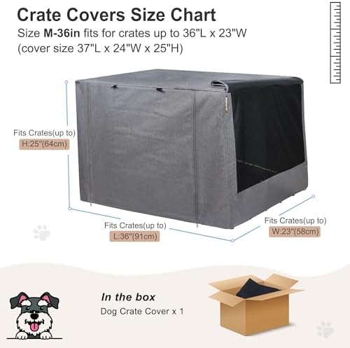 HiCaptain 36-Inch Dog Crate Cover - Image 6