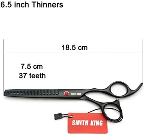 7.0in Professional Pet Grooming Scissors set, Straight & Thinning & Curved - Image 3