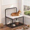 Raised Dog Bed, 5-Level Height Metal Dog Bunk Bed by LoveAllYourLittleOnes