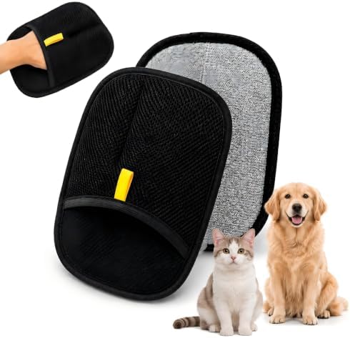 Electrostatic Pet Hair Removal Glove, Quick Wiping&Reusable by Unknown