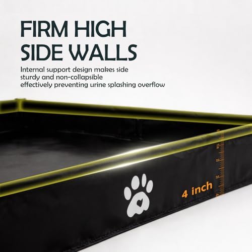 MEEXPAWS Puppy Pee Pad Holder, Foldable Dog Litter Box Indoor Potty Tray - Image 5