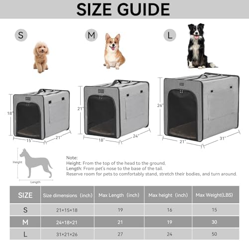PETSFIT Dog Travel Crate, Soft Dog Crate - Image 2