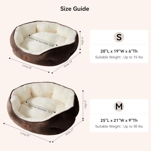 Asvin Small Dog Bed for Small Dogs, Cat Beds for Indoor Cats, Pet Bed for Puppy - Image 5