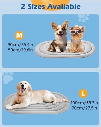 Papettly Pet Dog Cooling Mat 39“x27.5” Reversible Cooling Pad - Image 7