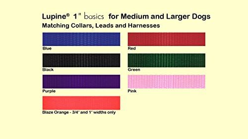 LupinePet Basics 1" Purple 24-38" Step In Harness - Image 2