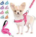 Lukovee Small Dog Harness and Leash Set, No Pull Soft Padded Vest by Lukovee