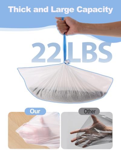 180 Count Drawstring Cat Litter Bags Compatible - Image 4