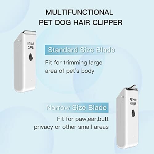 Feet Hair Trimmer, Dog Clippers, Quiet Washable USB Rechargeable Cordless Dog - Image 6