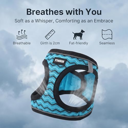 No Pull Dog Puppy Harness and Leash Set Reflective Mesh Vest Small - Image 3