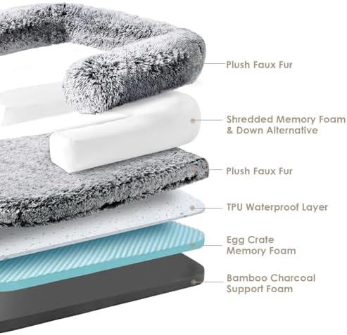 EHEYCIGA Foldable XXL Dog Bed for Large Sized Dog - Image 3