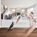 GRENFU Reinforced 120" Extra Wide Retractable Baby Gate, Indoor & Outdoor by BabyPetProofingProducts