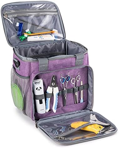 Pet Grooming Bag, Dog Grooming Supplies Organizer Tote Bag by BABEYER