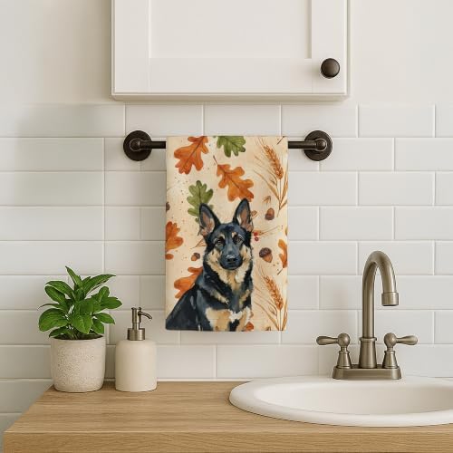 Caroline's Treasures German Shepherd Dogs Kitchen Towel 15x25 in - Image 2
