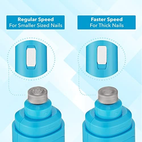 BOSHEL Dog Nail Grinder with 2-Speed Motor, Low Quiet Noise Electric Pet Trimmer - Image 3