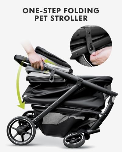 Medium Dog Stroller, Foldable Pet Stroller - Image 6