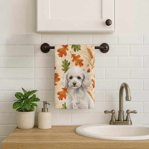 Caroline's Treasures Poodle Dogs Kitchen Towel 15x25 in - Image 2